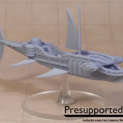 Mô hình Hammership từ Dungeons and Dragons Spelljammer