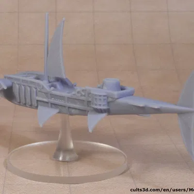 Mô hình Hammership từ Dungeons and Dragons Spelljammer