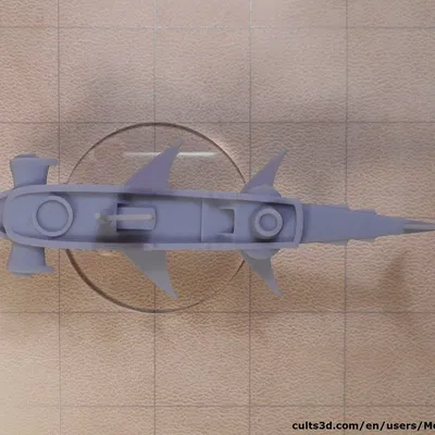 Mô hình Hammership từ Dungeons and Dragons Spelljammer