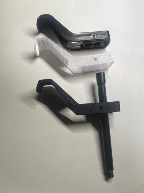 Tay cầm vòi hơi Schaerer (Schaerer Handle Steam Spout) in 3D - Image 2