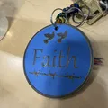 Móc khóa Faith (Đức tin) in 3D với thiết kế tinh xảo - Thumbnail 1