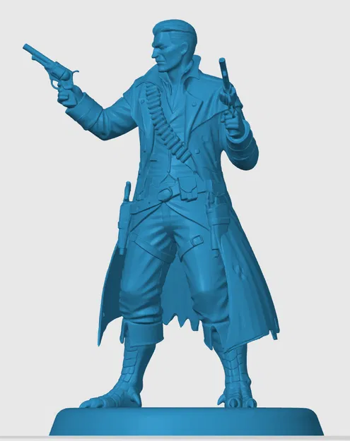 Mô hình 3D Yuan-ti Gunslinger - Nhân vật tay súng độc đáo cho RPG - Image 2