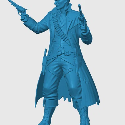 Mô hình 3D Yuan-ti Gunslinger - Nhân vật tay súng độc đáo cho RPG