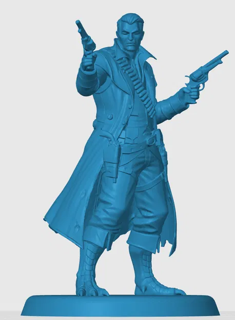 Mô hình 3D Yuan-ti Gunslinger - Nhân vật tay súng độc đáo cho RPG - Image 3