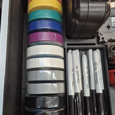 Khay đựng 7 cuộn băng keo điện Nitto hệ Gridfinity