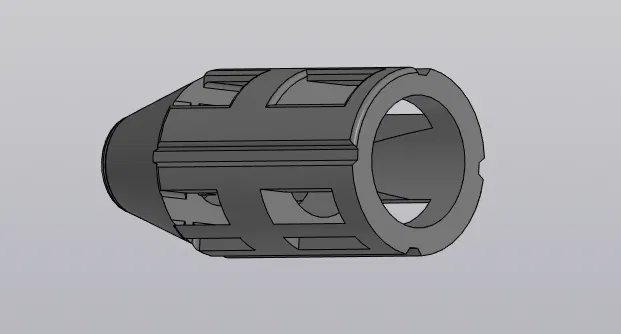 Bộ giảm giật (Muzzle Brake) 14.5mm cho Airsoft in 3D - Image 1