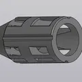 Bộ giảm giật (Muzzle Brake) 14.5mm cho Airsoft in 3D - Thumbnail 1