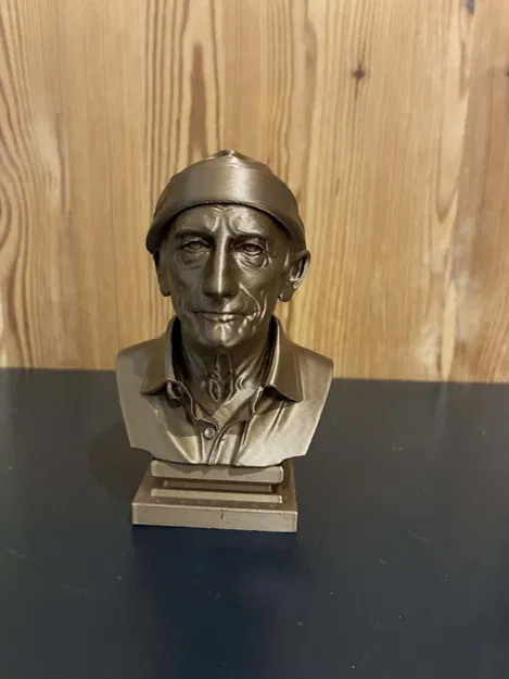 Tượng bán thân Chỉ huy Jacques-Yves Cousteau - Image 2