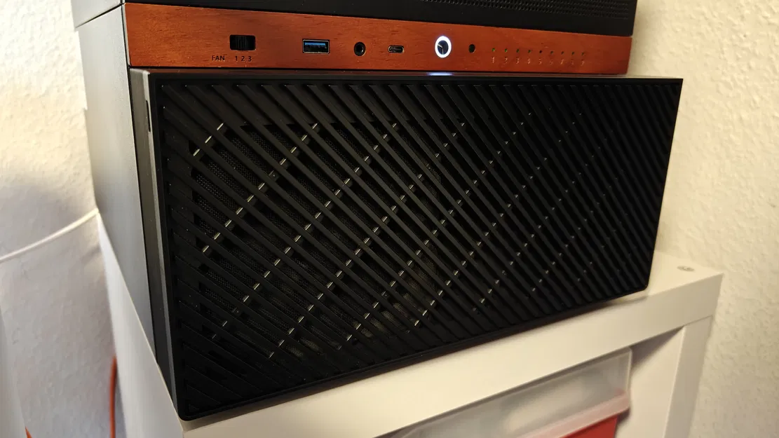 Ngàm gắn quạt 120mm cho mặt trước thùng máy Jonsbo N6 - Image 2