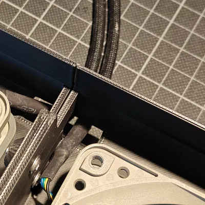 Ngàm gắn quạt 120mm cho mặt trước thùng máy Jonsbo N6