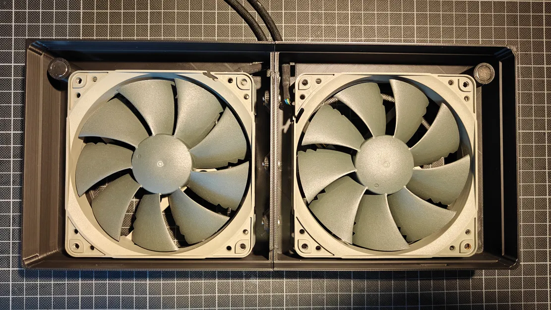 Ngàm gắn quạt 120mm cho mặt trước thùng máy Jonsbo N6 - Image 8