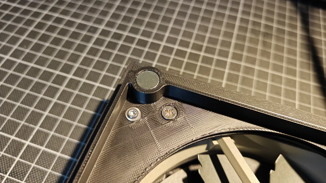 Ngàm gắn quạt 120mm cho mặt trước thùng máy Jonsbo N6 - Image 10