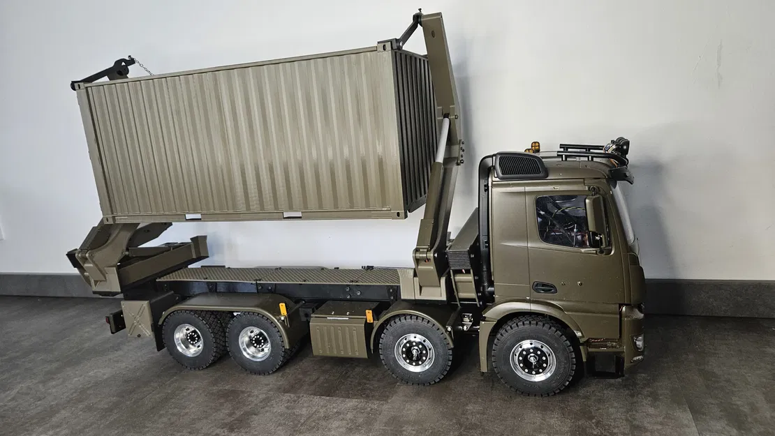 Bộ kit xe tải Container Side Loader cho Tamiya Truck 1/14 - Image 1