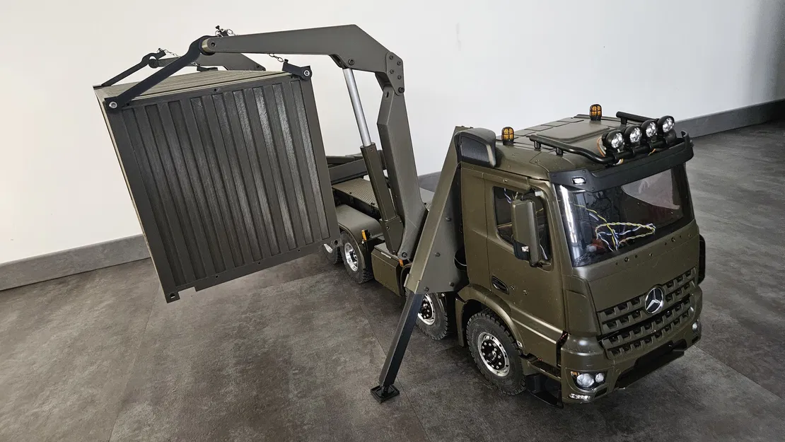 Bộ kit xe tải Container Side Loader cho Tamiya Truck 1/14 - Image 4