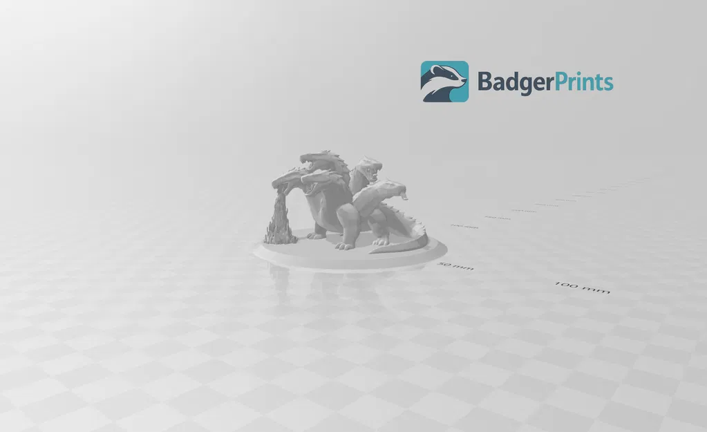 Mô hình Hydra 3D chi tiết cho game nhập vai RPG - Image 1