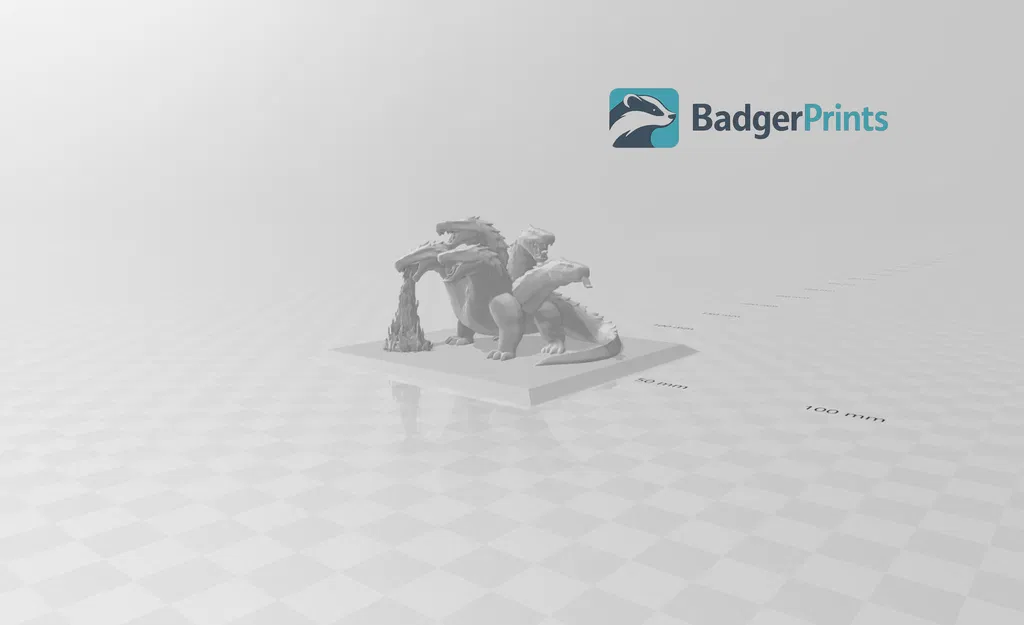 Mô hình Hydra 3D chi tiết cho game nhập vai RPG - Image 2