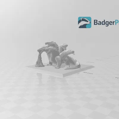 Mô hình Hydra 3D chi tiết cho game nhập vai RPG