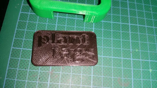 Nắp đậy hộp thẻ tên cây trồng in 3D (cap for plant tag box) - Image 3