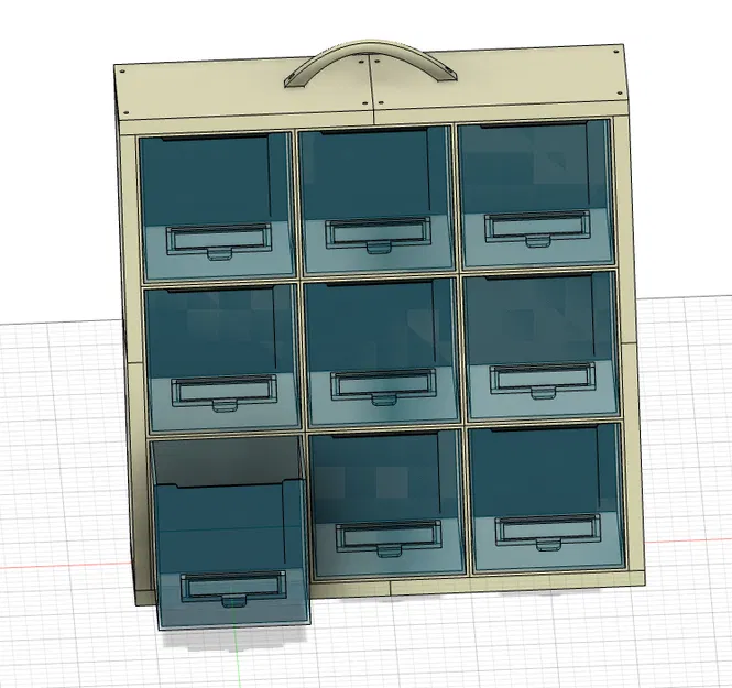 Tủ kệ ORGANIZER GT534 9 ngăn để bàn - Thiết kế lắp ráp thông minh - Image 1