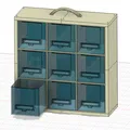 Tủ kệ ORGANIZER GT534 9 ngăn để bàn - Thiết kế lắp ráp thông minh - Thumbnail 2