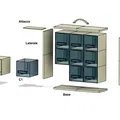 Tủ kệ ORGANIZER GT534 9 ngăn để bàn - Thiết kế lắp ráp thông minh - Thumbnail 3
