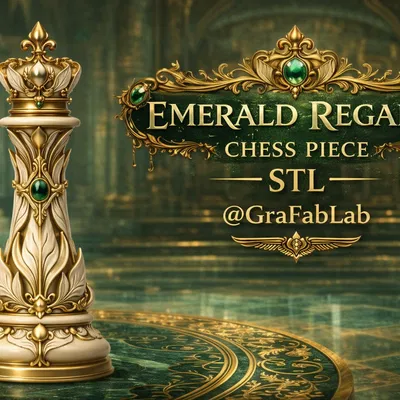Emerald Regalia "King" - Quân cờ Vua