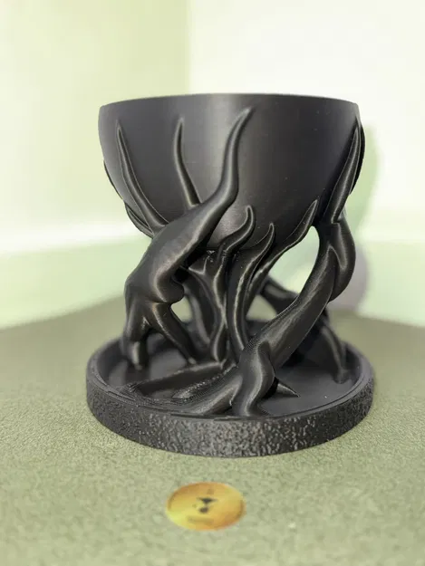 Bình hoa rễ cây độc đáo - Mẫu thiết kế trang trí nội thất 3D đẹp - Image 2