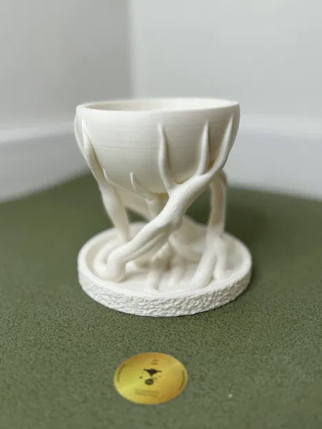 Bình hoa rễ cây độc đáo - Mẫu thiết kế trang trí nội thất 3D đẹp - Image 4