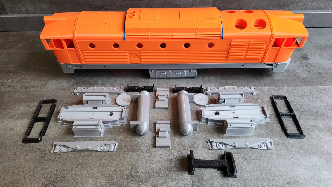 Đầu máy xe lửa Tiệp Khắc series 754 Brejlovec, tỷ lệ G - Image 3