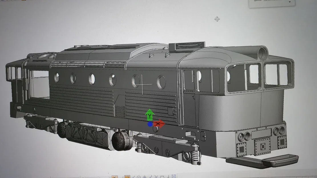 Đầu máy xe lửa Tiệp Khắc series 754 Brejlovec, tỷ lệ G - Image 4