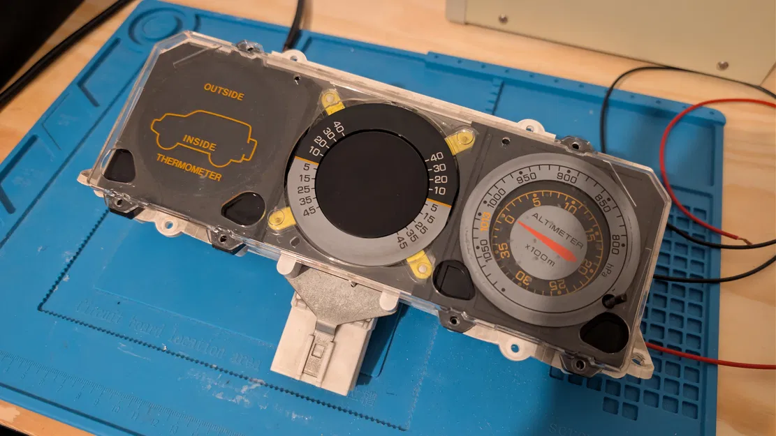 Bộ thay thế ốp đo độ nghiêng (Inclinometer) cho Mitsubishi Pajero MK2 - Image 7