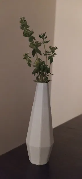 Lọ cắm hoa 3D tối giản (Vase Flowers) - Thiết kế trang trí hiện đại - Image 1