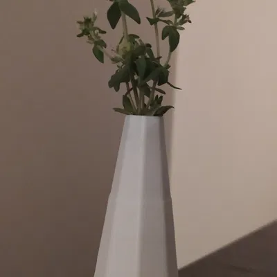 Lọ cắm hoa 3D tối giản (Vase Flowers) - Thiết kế trang trí hiện đại