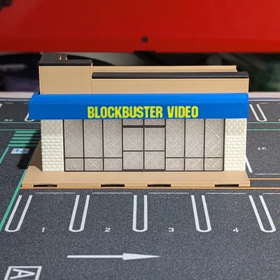 Mô hình Blockbuster Video - Diorama tỷ lệ 1:64