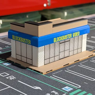 Mô hình Blockbuster Video - Diorama tỷ lệ 1:64