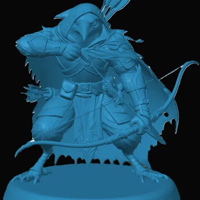 Mô hình Kenku Ranger cho game nhập vai