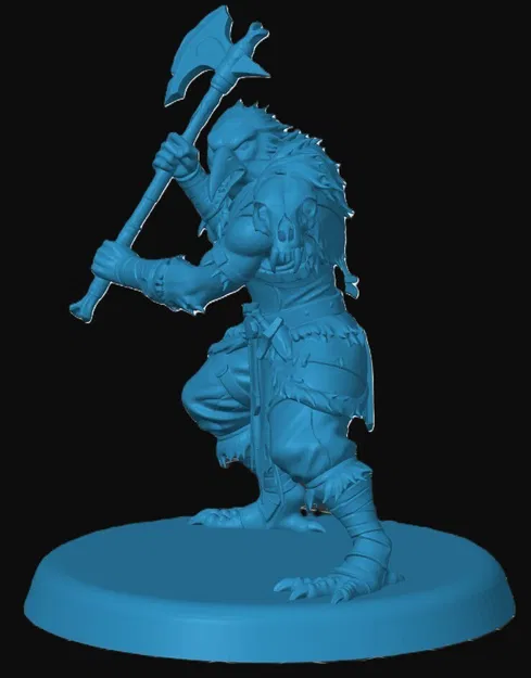 Mô hình Kenku Barbarian cho game RPG - Image 1