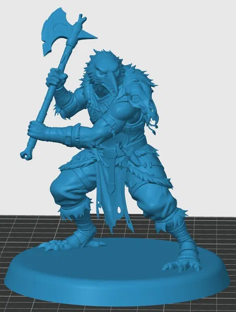 Mô hình Kenku Barbarian cho game RPG - Image 2