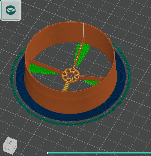 CineWhoop Duct (dành cho khung Crux3) - Image 1