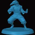 Mô hình Kenku Monk cho game RPG - Thumbnail 1