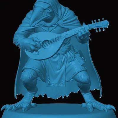 Mô hình Kenku Bard dành cho bàn chơi RPG