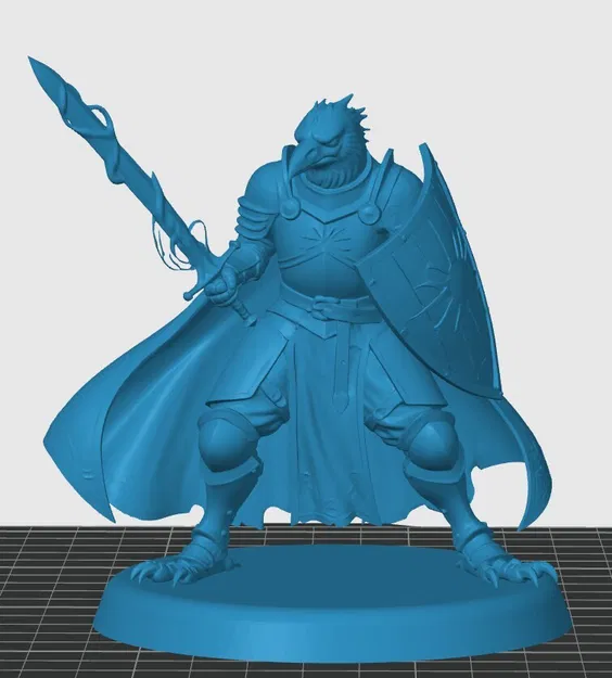 Mô hình Kenku Paladin cho game nhập vai - Image 3