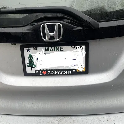 Khung biển số xe "I love 3D printers"