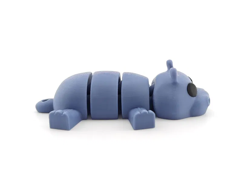 Hà mã (Hippo) - Mô hình động vật linh hoạt - Hỗ trợ cả AMS và máy in thường - Image 3