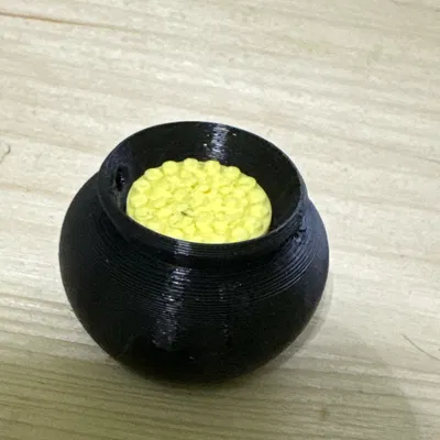 Mô hình Hũ Vàng May Mắn (Pot Of Gold) Trang Trí Đẹp Mắt