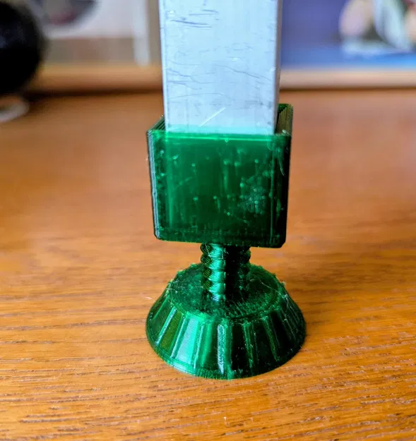 Chân đế tăng chỉnh độ cao cho ống/khung vuông - Image 2