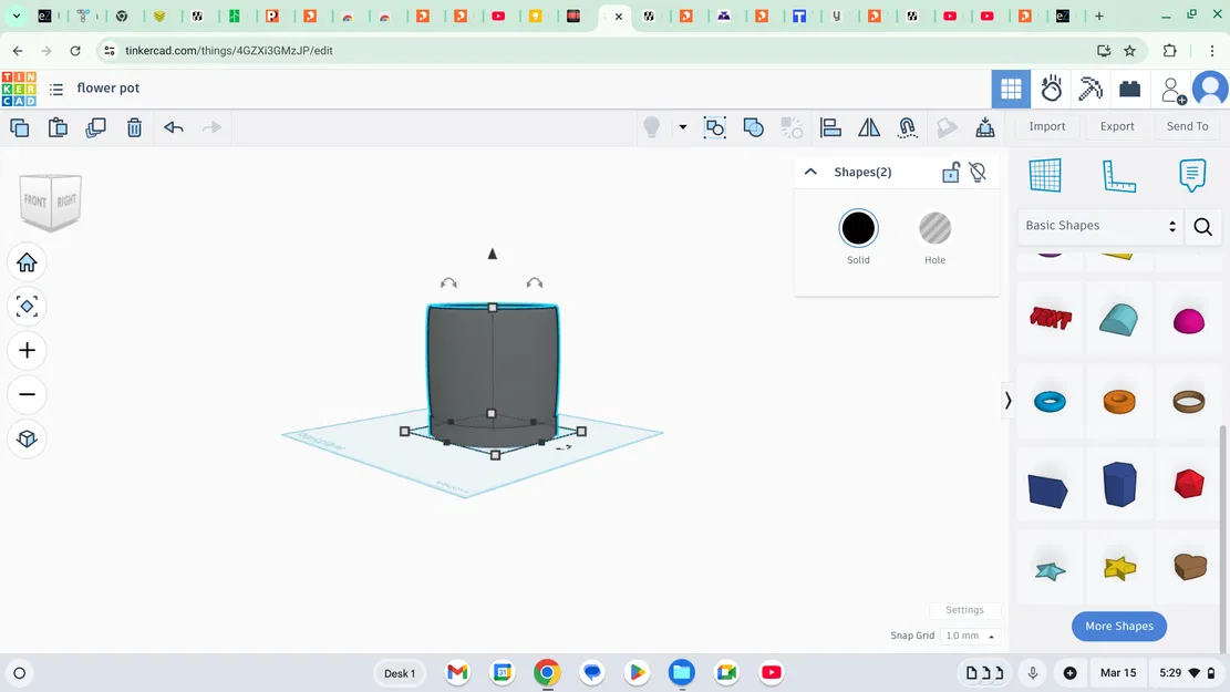 Chậu trồng cây mini 3D đơn giản, in cực nhanh - Image 1