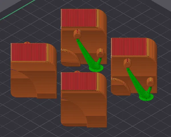 Bộ giữ nắp trên và lỗ thông gió cho máy in Flashforge AD5X - Image 2