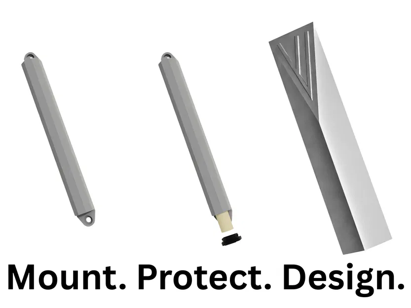 Hệ thống gắn vỏ Mezuzah dạng mô-đun (Modular Mezuzah Mounting System) - Image 1