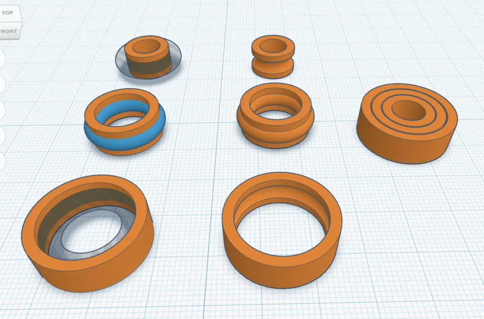 Vòng bi trượt 3 lớp (Simple bearing 608) in 3D cho dự án DIY - Image 2